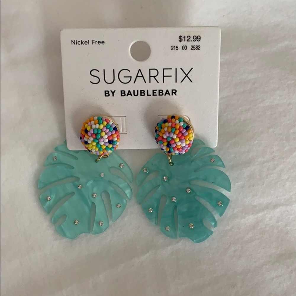 Palm Leaf Earrings